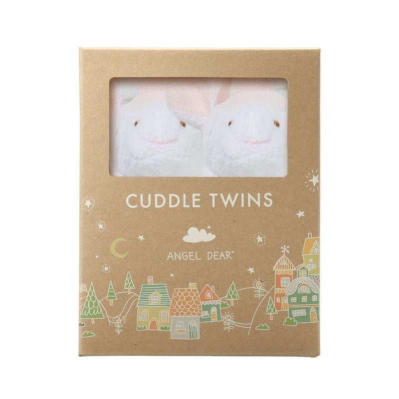 Angel Dear - White Unicorn, Cuddle Twins Set - Image 1